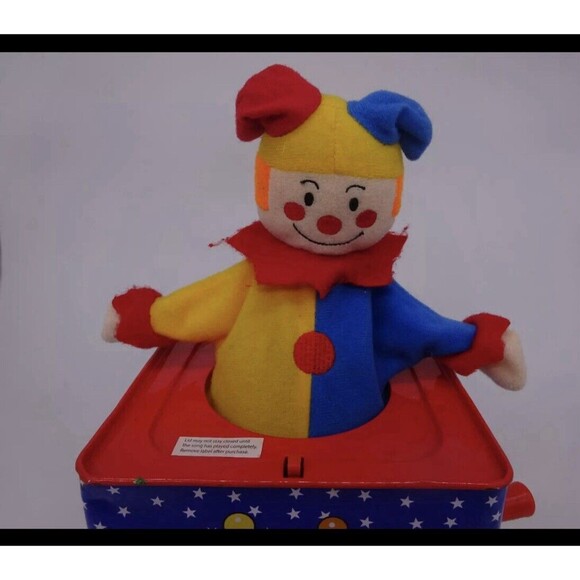 Vintage 1997, Schylling Original Jester Clown Jack In The Box Musical Pop Up Toy - Picture 3 of 9